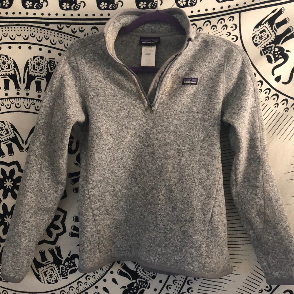 Grey Patagonia fleece